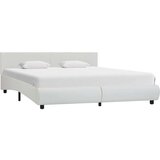  Okvir za krevet od umjetne kože LED bijeli 160 x 200 cm | shoptok.hr