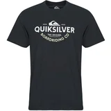 Quiksilver Majice s kratkimi rokavi TYPED OUT SS Črna