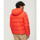 Superdry Zimska jakna tamno narančasta / crna / bijela | shoptok.hr