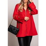 Fenzy Eleganten Plašč Albineya, Rdeč | Shoptok.si