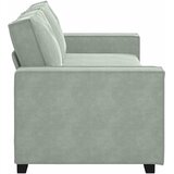  Trosjed Sofa Svijetlosiva 220x78x84 cm Baršun | Shoptok.si