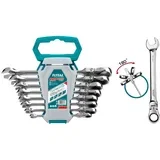 8-dijelni set ključeva 586, 8/10/12/13/14/15/17/19/1,1kg/ INDUSTRIAL (THT102RK586)