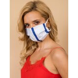 Fashion Hunters White protective mask with stripes | Shoptok.si