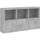  Komoda s LED svjetlima siva boja betona 181,5x37x100 cm | Eponuda.ba