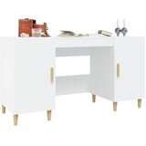  Radni stol bijeli 140 x 50 x 75 cm od konstruiranog drva | shoptok.hr