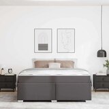  Konstrukcija postelje Siva 180 x 200 cm Umetna koža | Shoptok.si