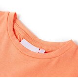  Dječja majica sa širokim rukavima neonskonarančasta 104 | shoptok.hr