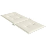  Jastuci za stolice 4 kom prošarano krem 120x50x4 cm tkanina | shoptok.hr