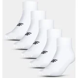 4f Men's Casual Socks Above the Ankle (5pack) - White