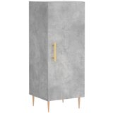 Maison Chic Komoda - Predalnik betonsko siva 34,5x34x90 cm inženirski les, (21717154) Cene