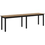  Klupa Umjetnička hrastovina 160 x 35 x 45 cm Konstruirano drvo | shoptok.hr
