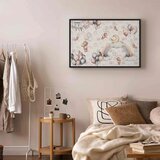  Slika - Toy Bears with Balloons - Flying Plush Bears Among Balloons Clouds and Rainbows in Subtle Pastel Hues 60x40 U crnom drve | shoptok.hr
