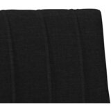  Tapecirani uzglavlje Crna 80 cm Čvrsto borovo drvo | shoptok.hr