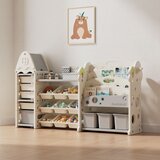 Feelkids Sistem za odlaganje igračaka i knjiga "Kućica i drvce KOMBO" (bela boja) | ePonuda.com