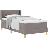  s opruga kutije Sivo-smeđa 200 x 90 cm tkanina | shoptok.hr