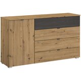 Rauch Möbel KOMODA, črna, hrast artisan | Shoptok.si