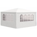  Profesionalni šator za zabave 4 x 4 m bijeli 90 g/m² | shoptok.hr