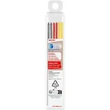 Baumarker Sortiert 6er-Pack 4-8881-6999 zamjenski vrh žuta, plava boja, crvena 1 Set
