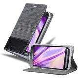 Cadorabo Case, združljiv s Samsungom v sivi črni barvi - zaščitni pokrov z magnetnim zapiranjem, stoječo funkcijo in režo za kartico, (20568859) | Shoptok.si