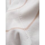 Ombre Men's horizontal striped viscose polo shirt - white and beige | Eponuda.ba