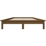  Posteljni okvir medeno rjav 180x200 cm trdna borovina 6FT, (20684817) | Shoptok.si