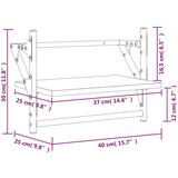  Zidne police s prečkama 2 kom boja hrasta sonome 40x25x30 cm | shoptok.hr