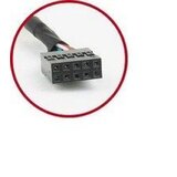  CCUSBRECEPTACLE Gembird Double USB Receptacles on bracket 25cm 1750 Cene