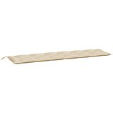 vidaXL Blazina za vrtno klop bež 200x50x7 cm oxford tkanina, (21414934) | Shoptok.si