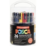POSCA Pigmentni markerji Pack Educréatif Classique, set 26 kom, (21656215) Cene