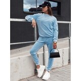 DStreet Komplet damski welurowy URBANVELVET błękitny Cijene