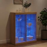 vidaXL Komoda s LED svjetlima boja hrasta sonome 81x37x100 cm | shoptok.hr