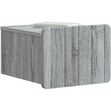  Stenski nočni omarici s predalom Siva Sonoma 33 x 34,5 x 24 cm, (5000209884) | Shoptok.si