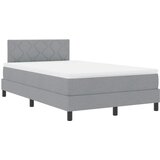  Krevet s opruga kutije Svijetlo siva 120 x 190 cm tkanina | shoptok.hr