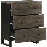  Komoda crna 60x33x75 cm Puno drvo Mango | Eponuda.ba