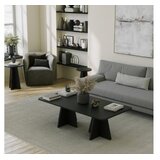 Hanah home Klub sto Mushroom 180x40x42cm Crni | Eponuda.ba