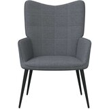  Stolica za opuštanje s osloncem za noge tamnosiva od tkanine | shoptok.hr