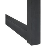 MID.YOU PISALNA MIZA kovina, leseni material črna, hrast artisan | Shoptok.si