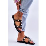 Boto Women's Slippers With Large Studs Black Mercure | ePonuda.com
