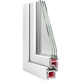  Unutarnja boja prozora u podrumu bijela RISOR 70 x 45 cm - Bijela 70 x 45 cm s trostrukim staklenjem | shoptok.hr