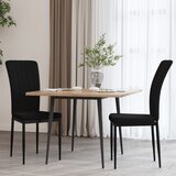 Maison Chic Jedilni stoli - Vzorci stoli 2 kosa črn žamet A219, (22031829) | Shoptok.si