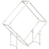  Stalak za drva bijeli 80x25x80 cm hladno valjani čelik | shoptok.hr