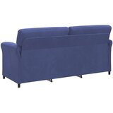 SOFA za 3 osobe Policijska plava 198 x 83 x 95 cm Baršun | shoptok.hr