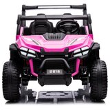 Lean Toys na akumulator S618 4x4 - dvosjed - rozi | shoptok.hr