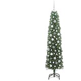 vidaXL Umjetno božićno drvce Zelena 180 cm PVC i čelik i plastika | shoptok.hr