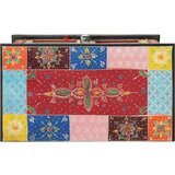  Ručno obojena komoda s vratima 53x30x75 cm masivno drvo manga | shoptok.hr