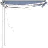  Automatska tenda sa senzorom LED 3x2 5 m plavo-bijela | shoptok.hr