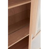 Jotex Vitrina u dekoru jasena u svijetloj prirodnoj boji 90x195x40 cm Sandor – | shoptok.hr