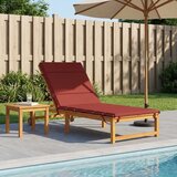  Jastučić za ležaljku GEMERT 100% poliester Vinska crvena - boja crnog vina 200 x 70 x 3 cm Poliester | shoptok.hr