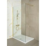 Ferotehna Tuš stena Vetro Gold (Š x V: 130 x 200 cm, Zlata) | Shoptok.si
