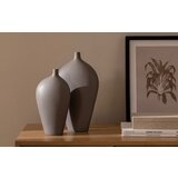 Hanah home set vaza CY0158, 15x5x29cm, 22x5x24cm, 2 komada, Sive | ePonuda.com